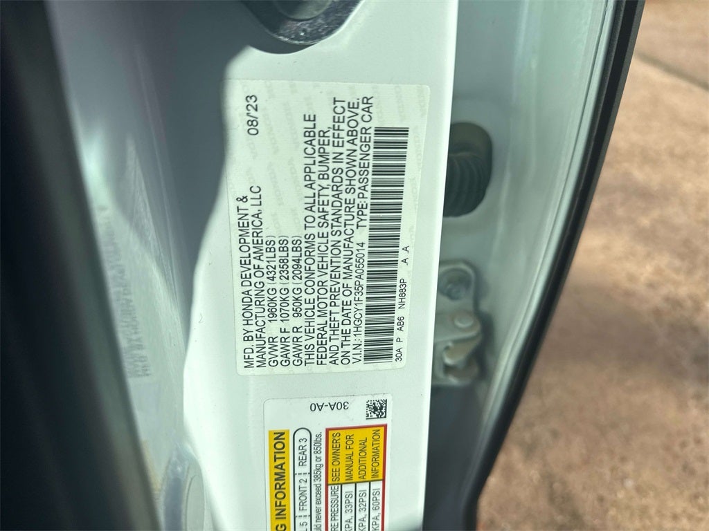 2023 Honda Accord EX