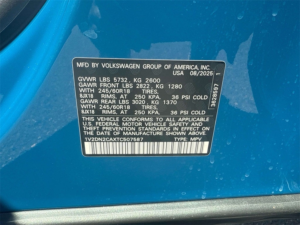 2026 Volkswagen Atlas 2.0T SE