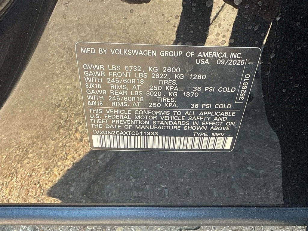 2026 Volkswagen Atlas 2.0T SE