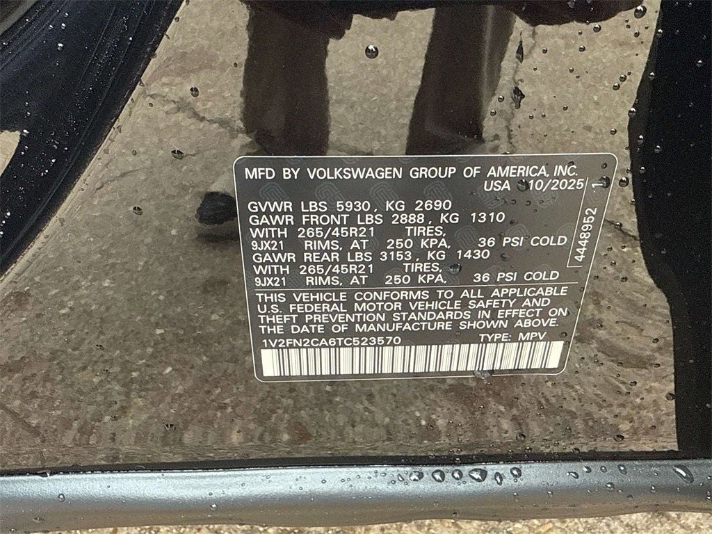 2026 Volkswagen Atlas 2.0T SEL Premium R-Line