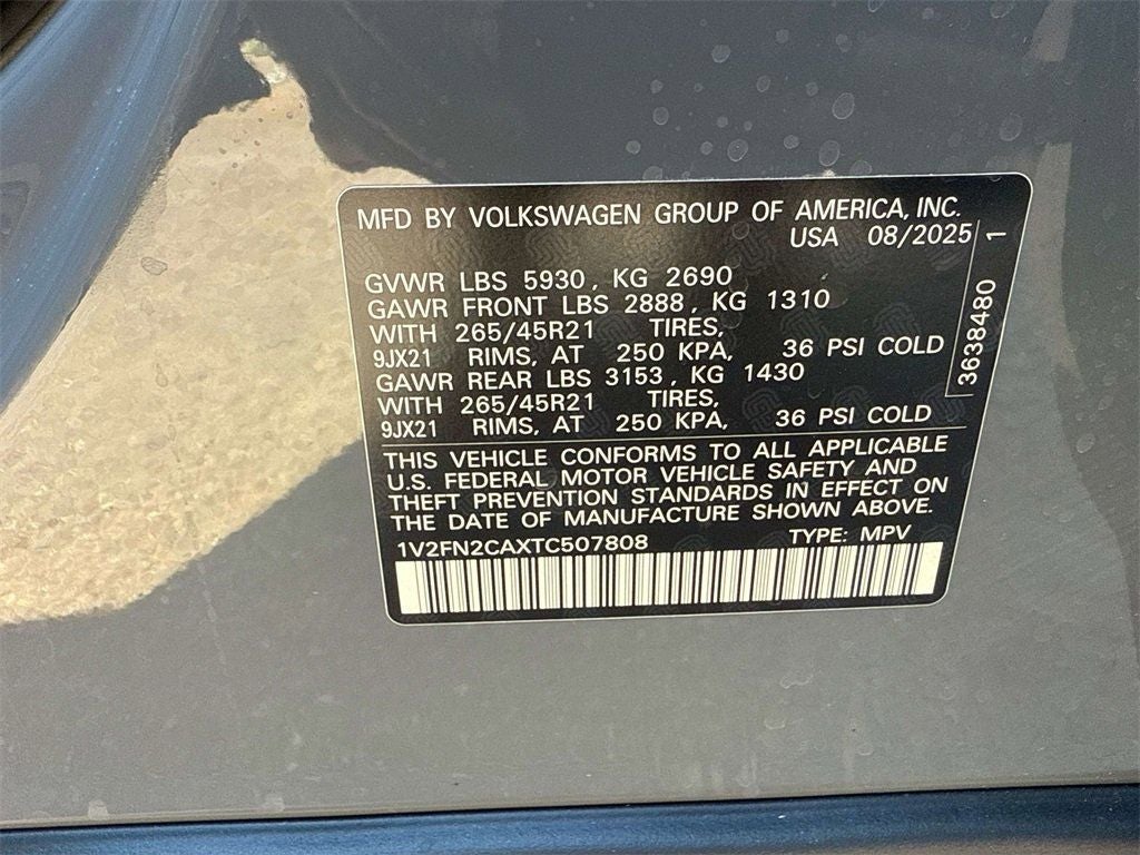 2026 Volkswagen Atlas 2.0T SEL Premium R-Line