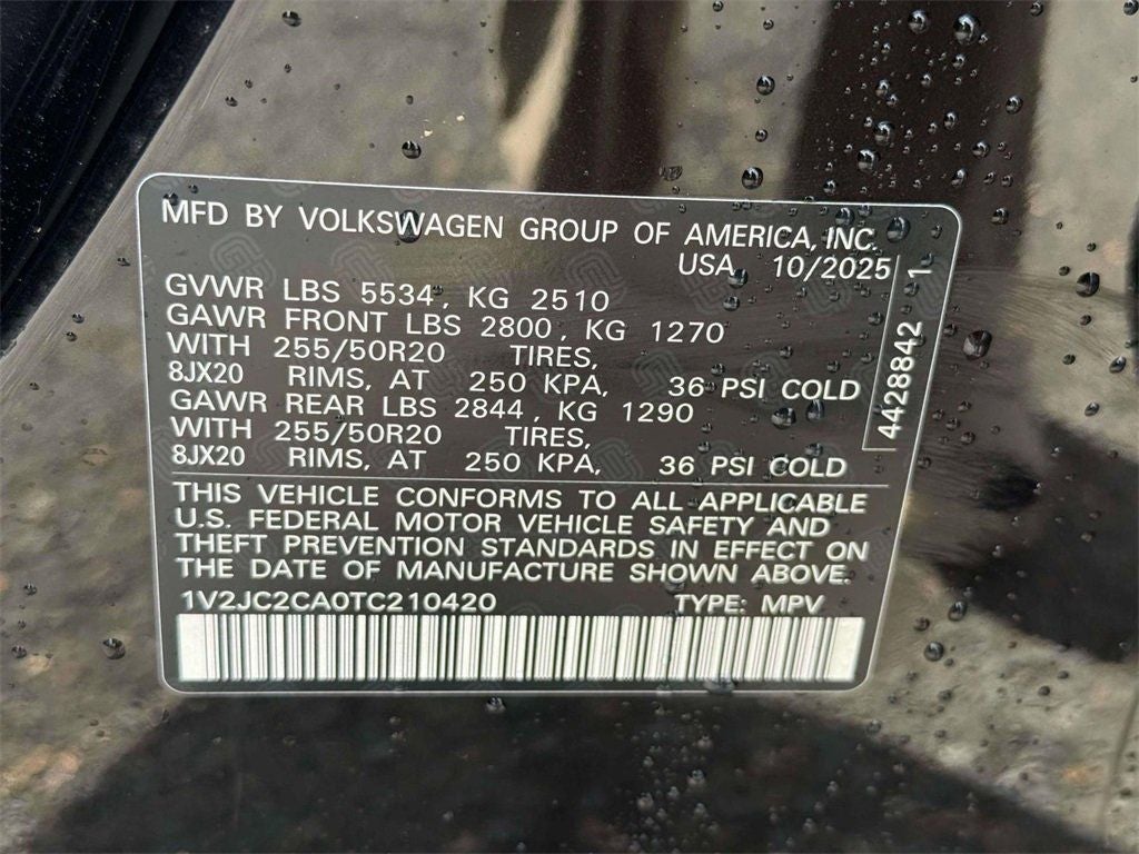 2026 Volkswagen Atlas Cross Sport 2.0T SE w/Technology