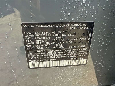 2026 Volkswagen Atlas Cross Sport 2.0T SE w/Technology