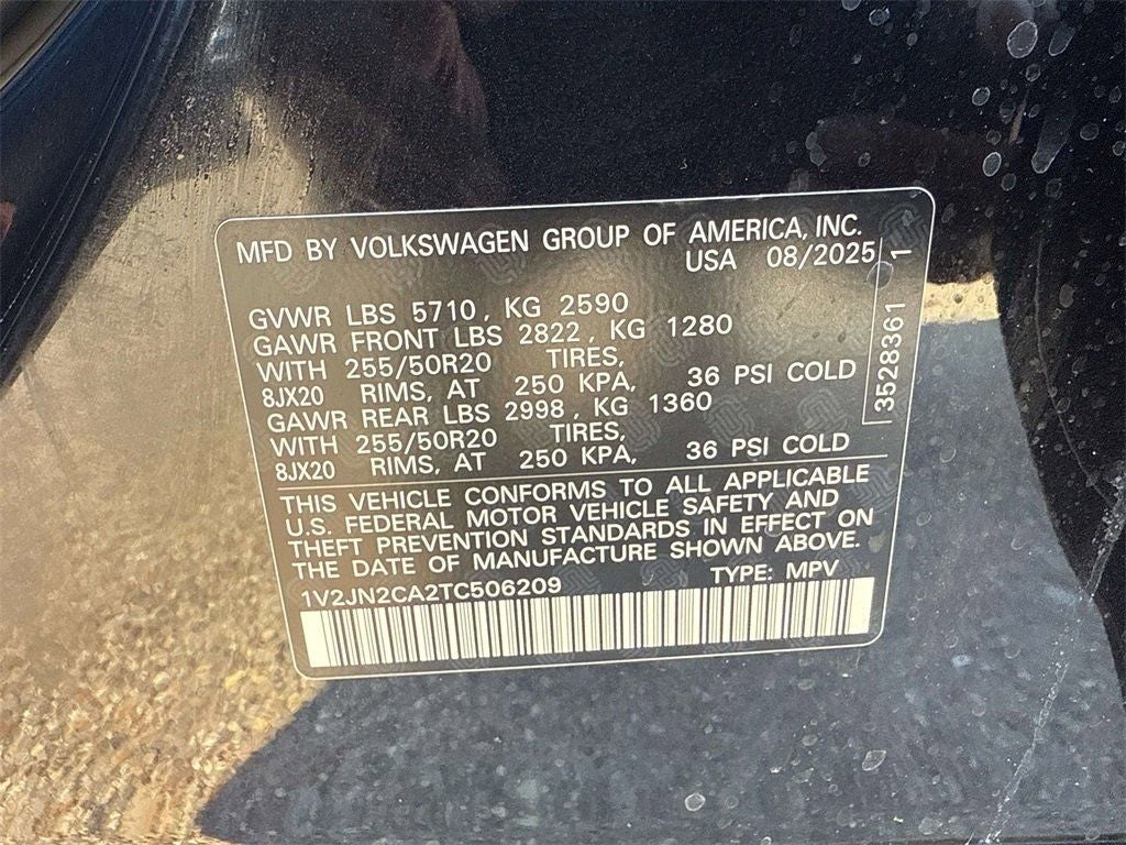 2026 Volkswagen Atlas 2.0T SE w/Technology