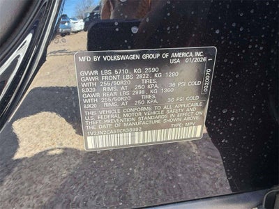 2026 Volkswagen Atlas 2.0T SE w/Technology