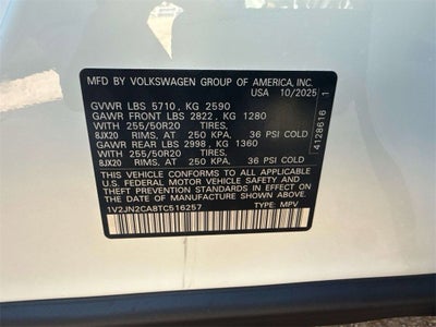 2026 Volkswagen Atlas 2.0T SE w/Technology