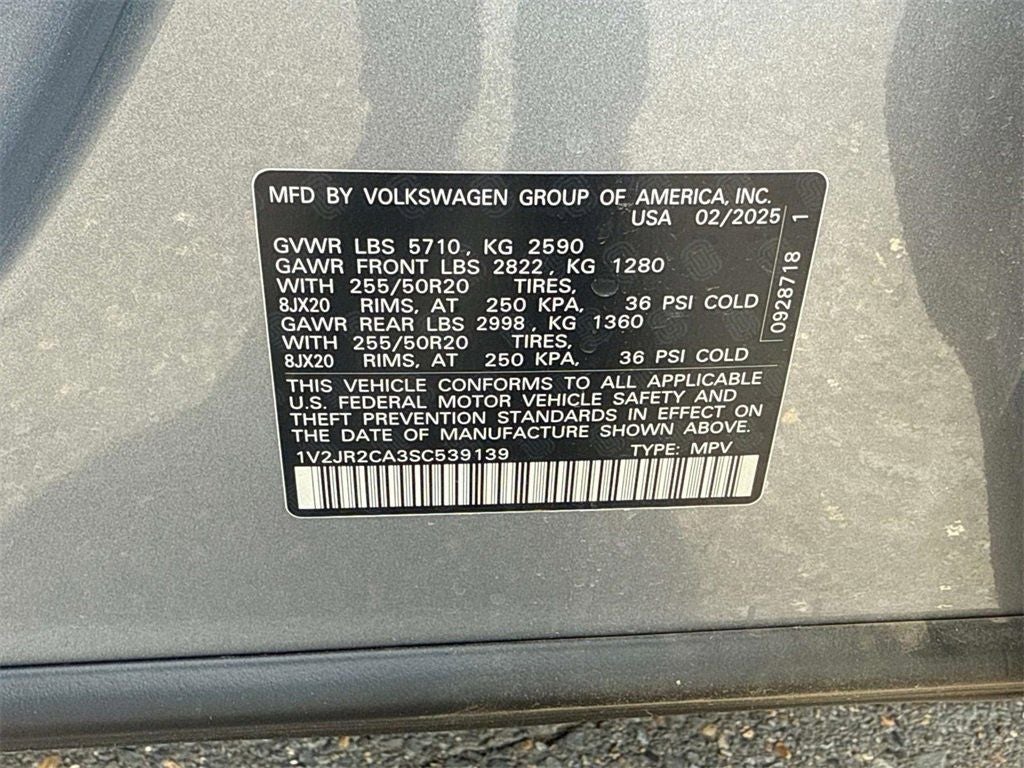 2025 Volkswagen Atlas 2.0T SE w/Technology