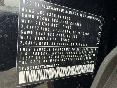 2026 Volkswagen Taos 1.5T S