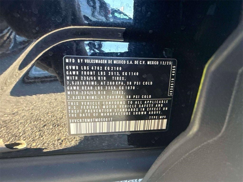 2026 Volkswagen Tiguan 2.0T S