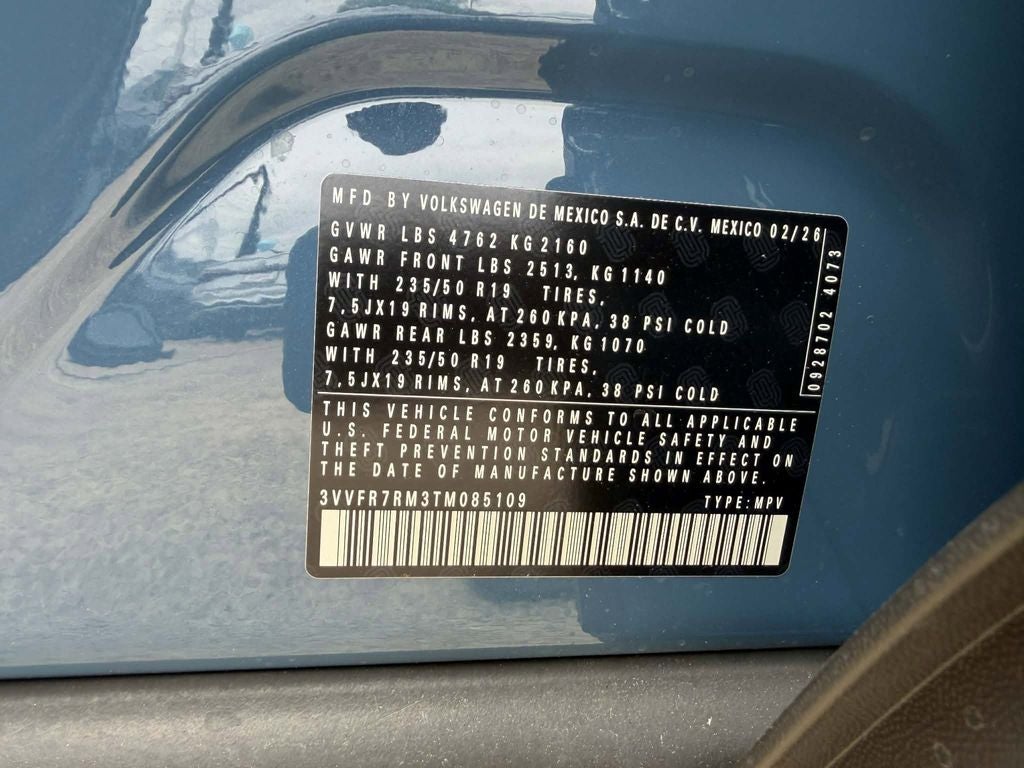 2026 Volkswagen Tiguan 2.0T SE