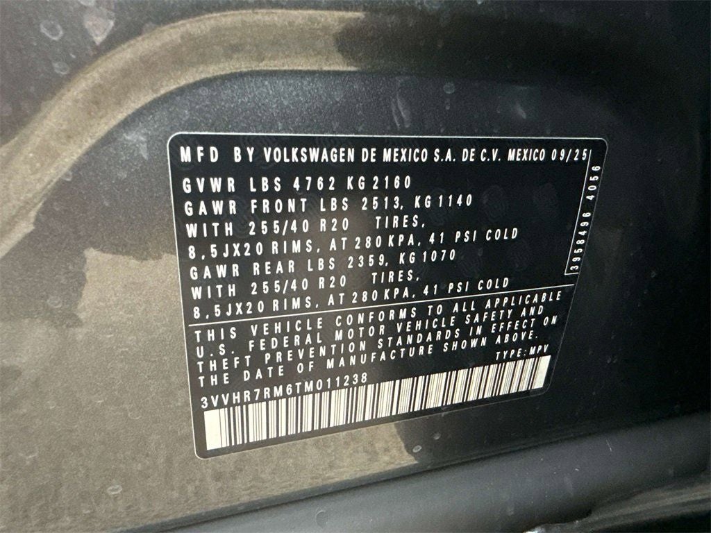 2026 Volkswagen Tiguan 2.0T SE R-Line Black