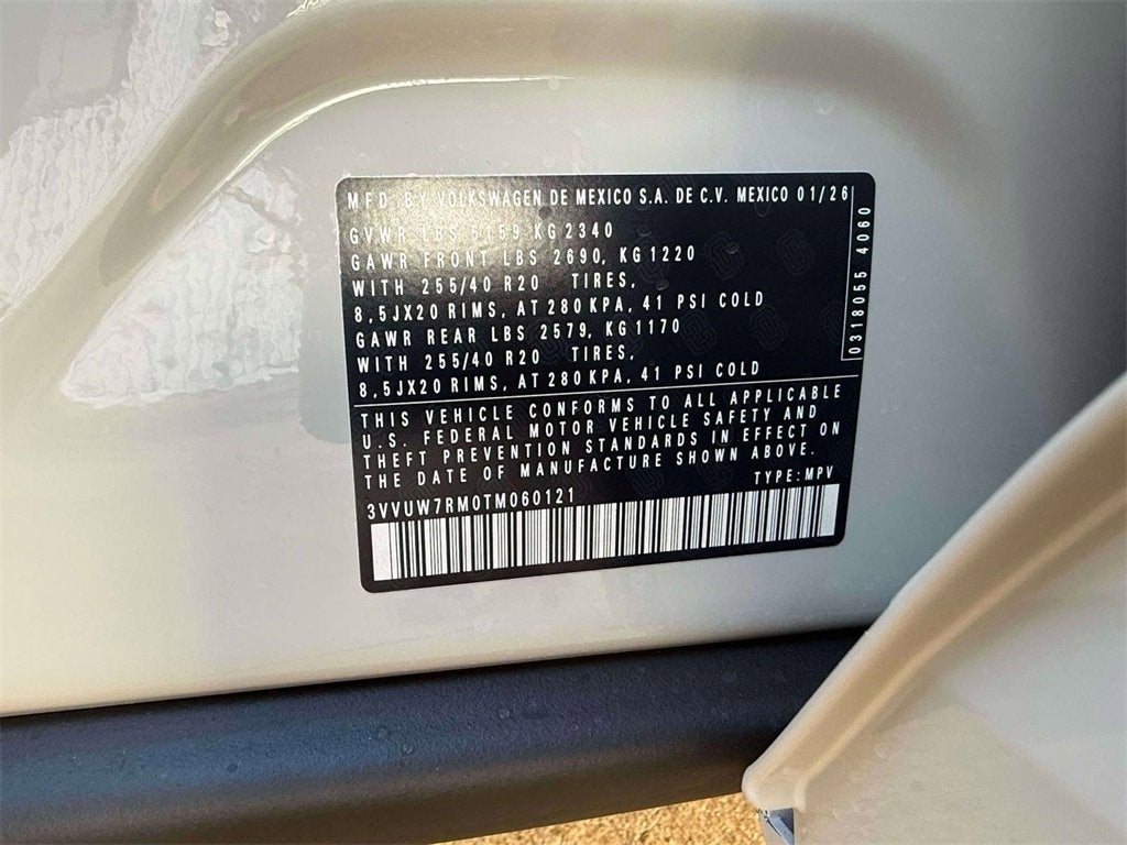 2026 Volkswagen Tiguan 2.0T SEL R-Line Turbo