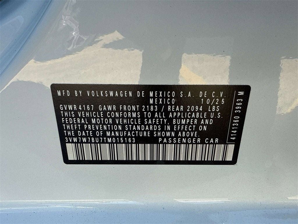 2026 Volkswagen Jetta 1.5T SE