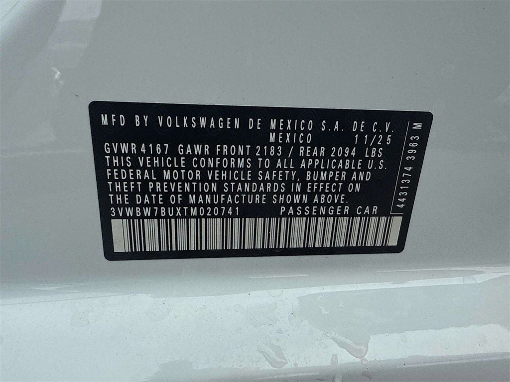 2026 Volkswagen Jetta 1.5T Sport