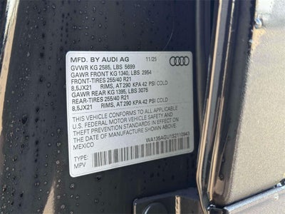 2025 Audi All-new SQ5 3.0T Prestige quattro