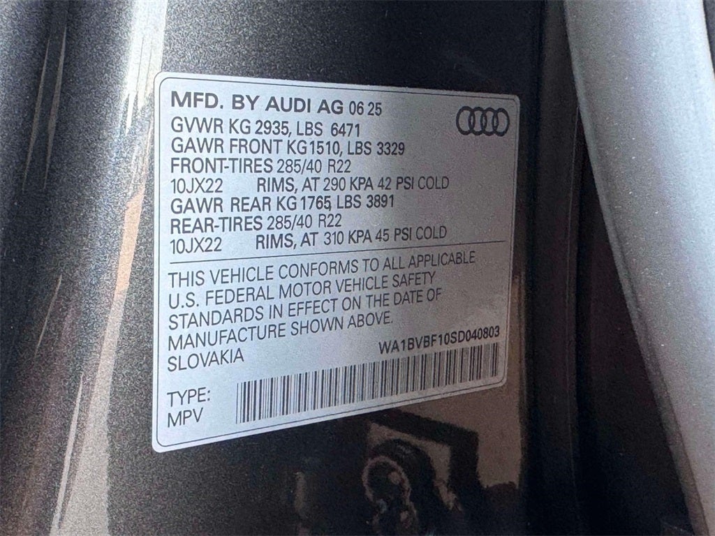 2025 Audi Q8 55 Premium Plus quattro