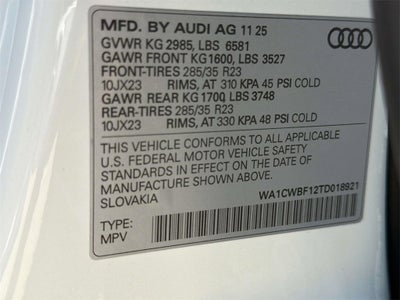 2026 Audi SQ8 4.0T Premium Plus quattro