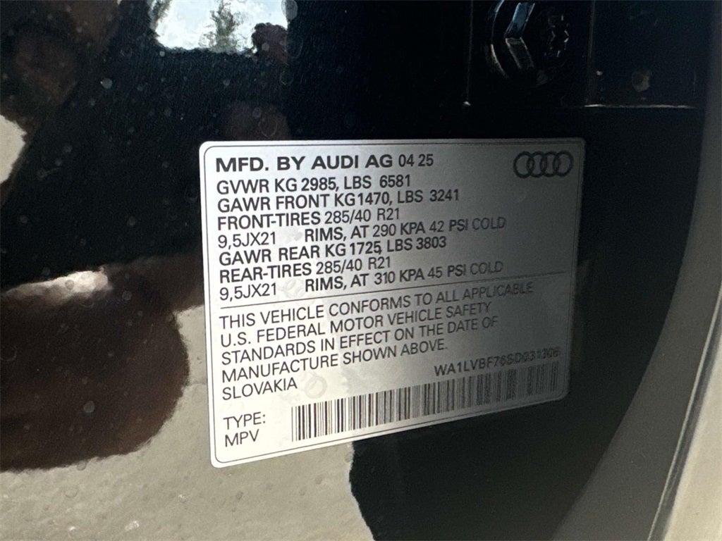 2025 Audi Q7 55 Premium Plus quattro