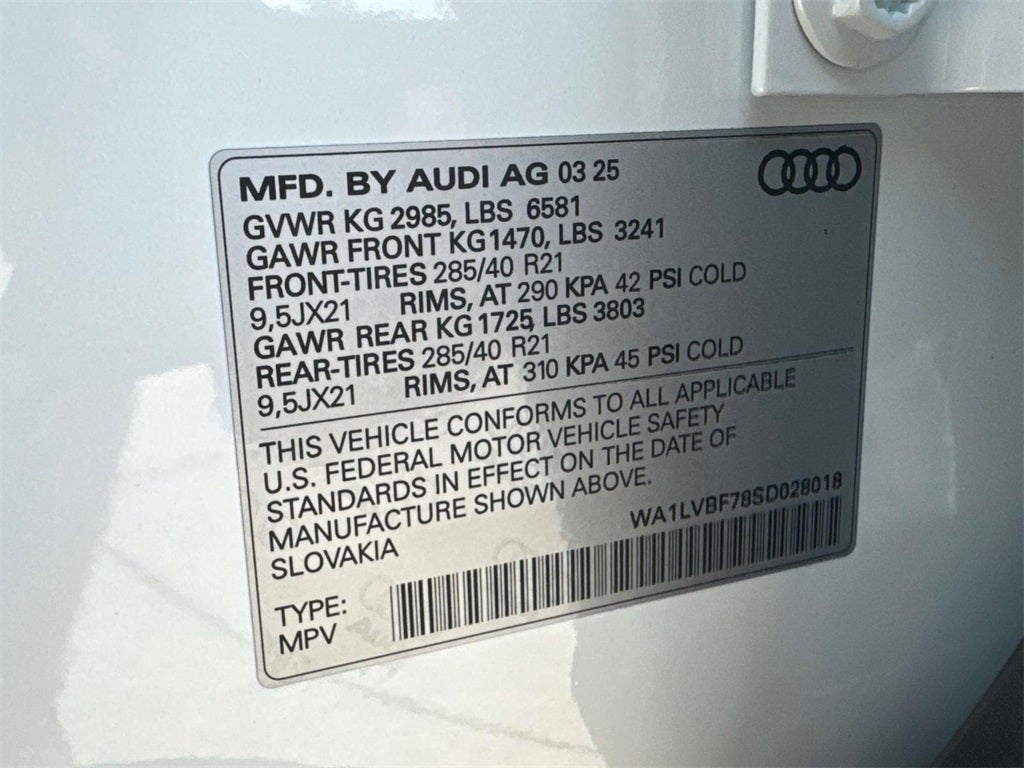 2025 Audi Q7 55 Premium Plus quattro