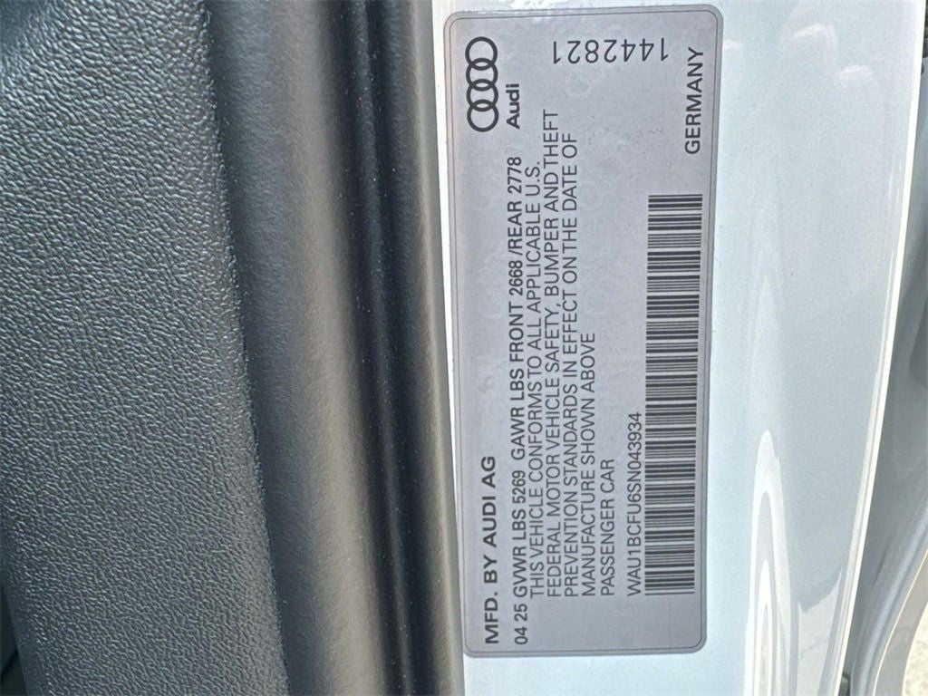 2025 Audi A5 2.0T Premium Plus quattro