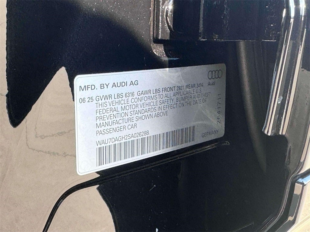 2025 Audi A6 Sportback e-tron ultra package quattro